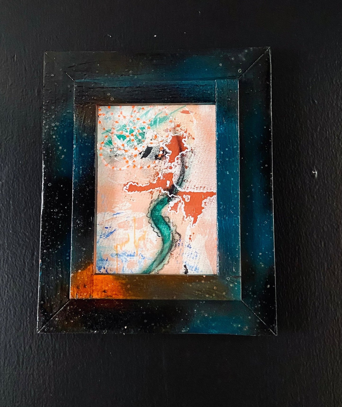 Abstract Expressionism on Paper - Funky Wolf