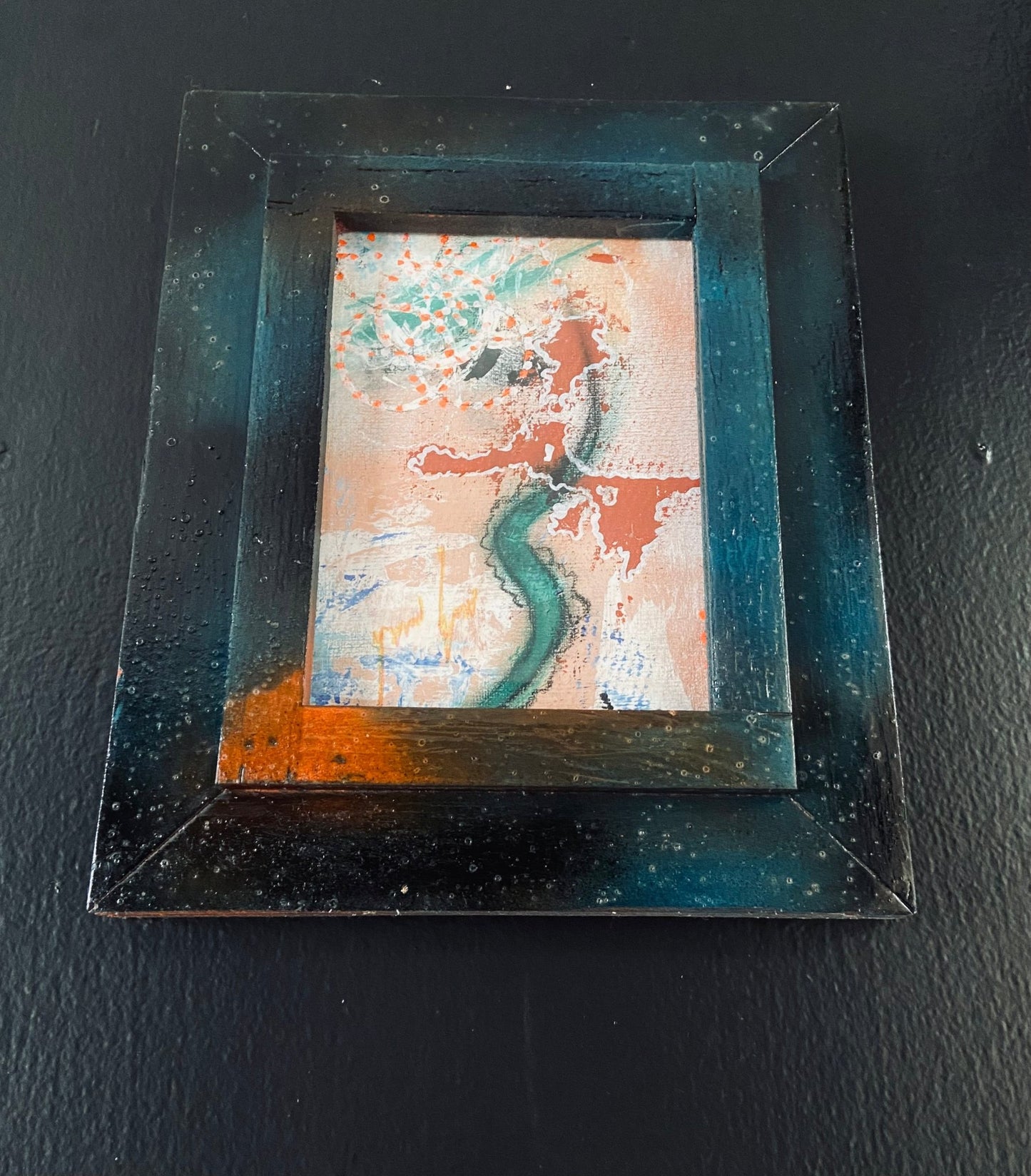 Abstract Expressionism on Paper - Funky Wolf