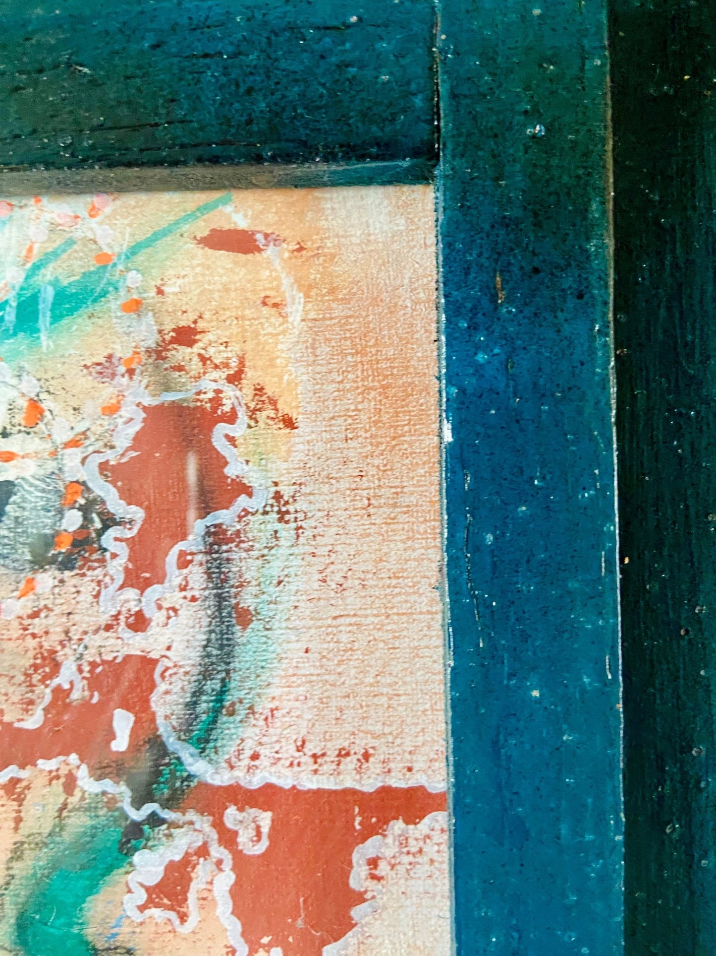 Abstract Expressionism on Paper - Funky Wolf