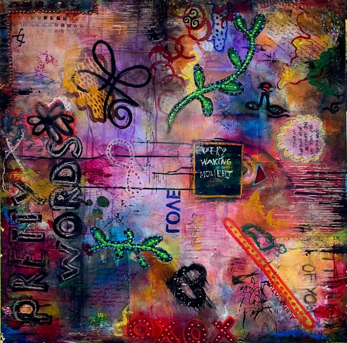 Large original abstract painting