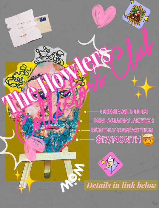 The Howlers Collector’s Club Monthly Subscription - Funky Wolf