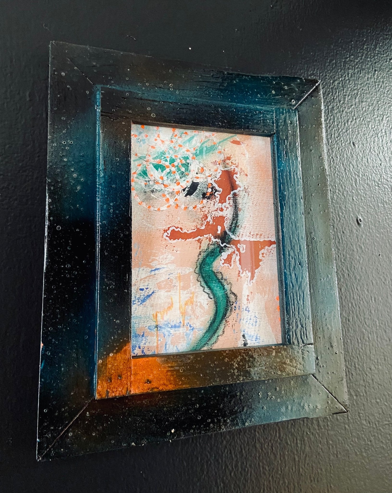 Abstract Expressionism on Paper - Funky Wolf
