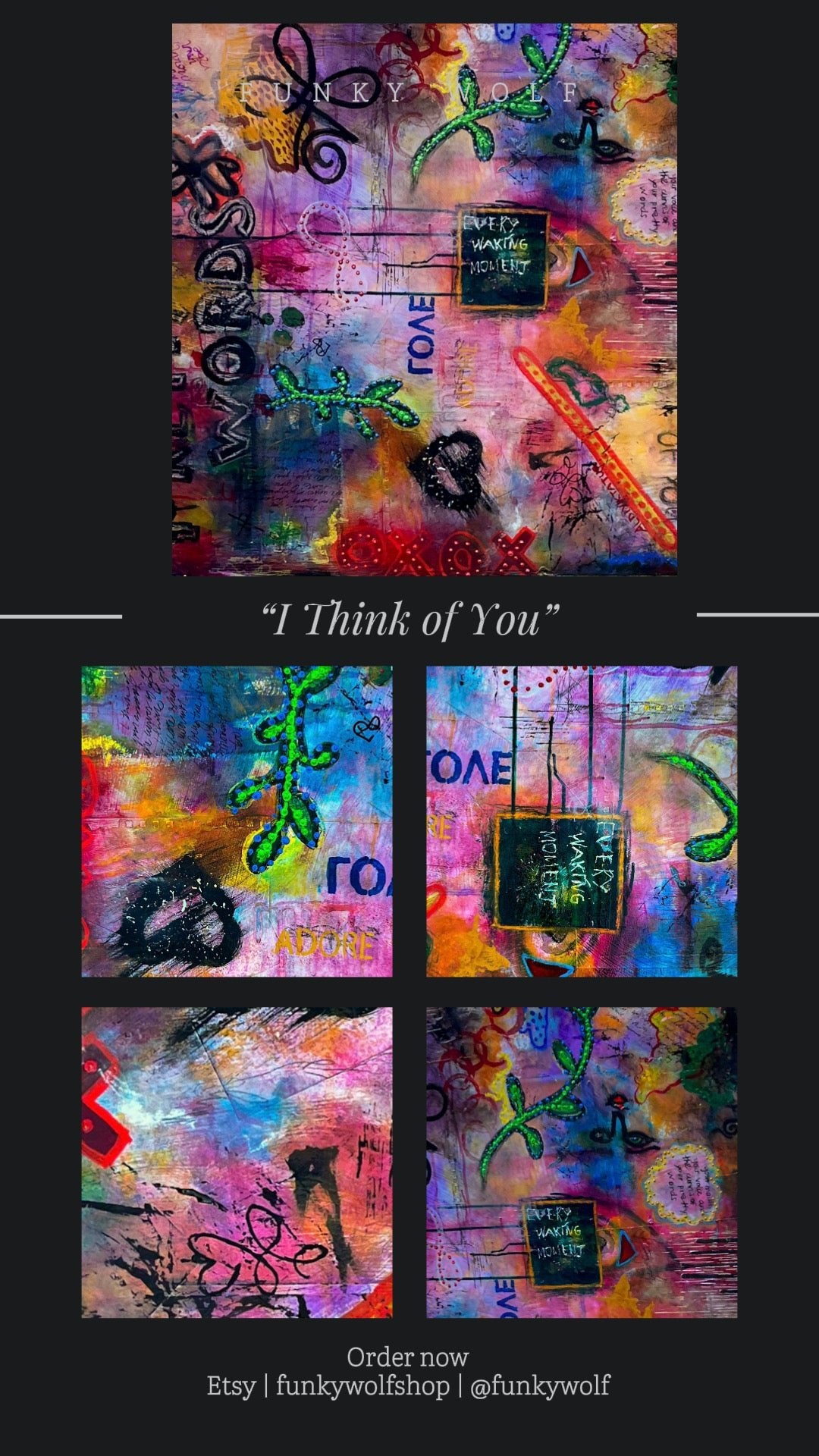 Blue Abstract wall art