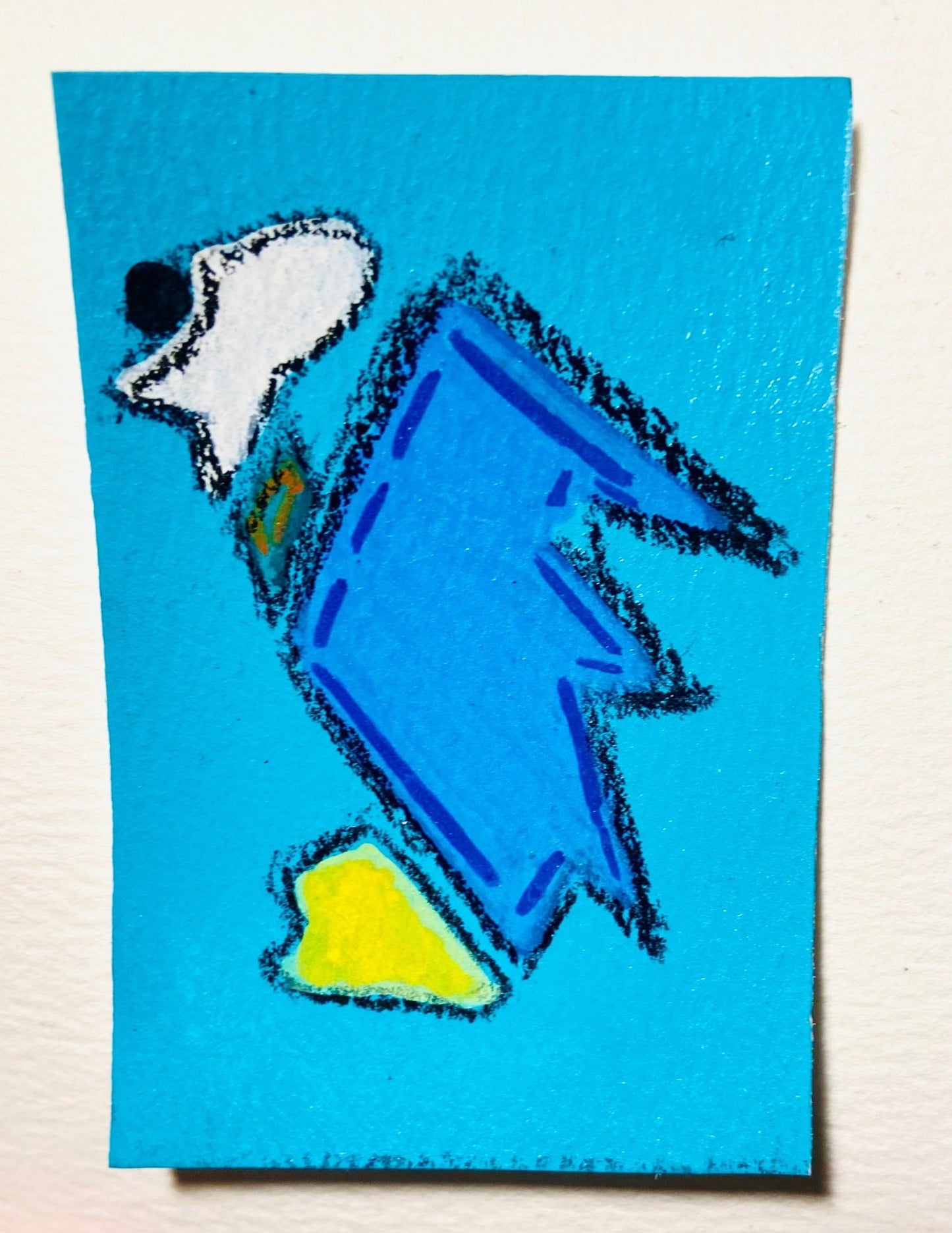 Mystery Mini Media Media Sketches - Funky Wolf