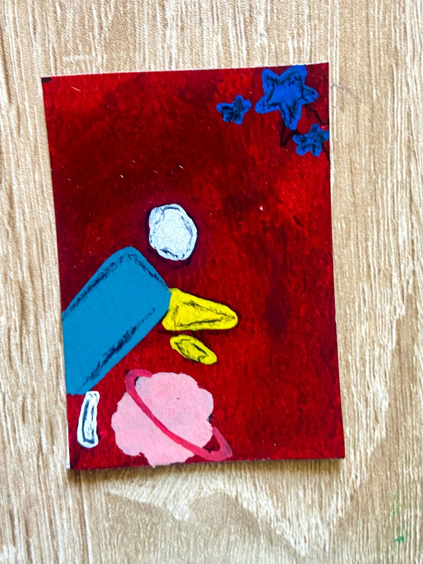 Mystery Mini Media Media Sketches - Funky Wolf