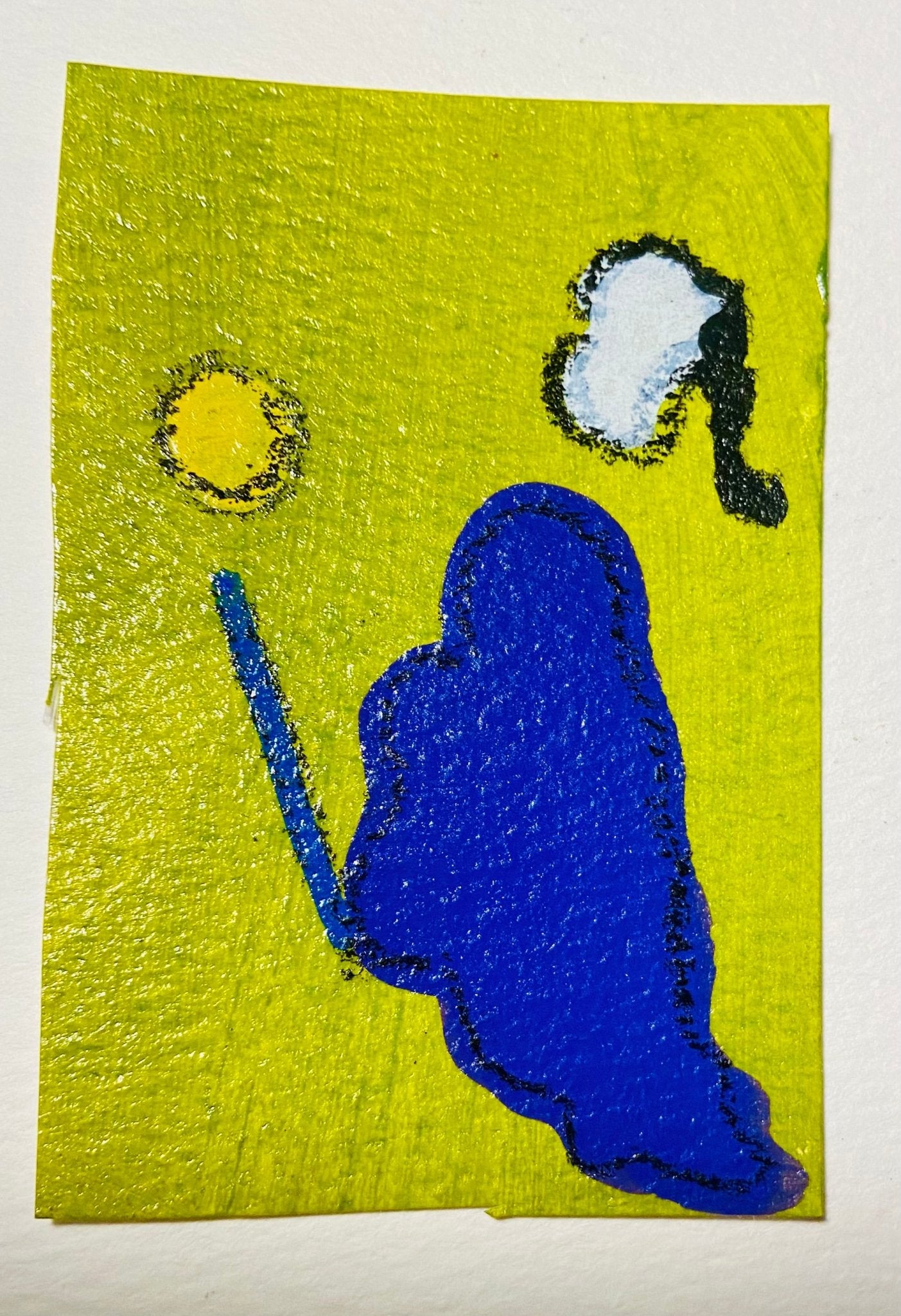 Mystery Mini Media Media Sketches - Funky Wolf