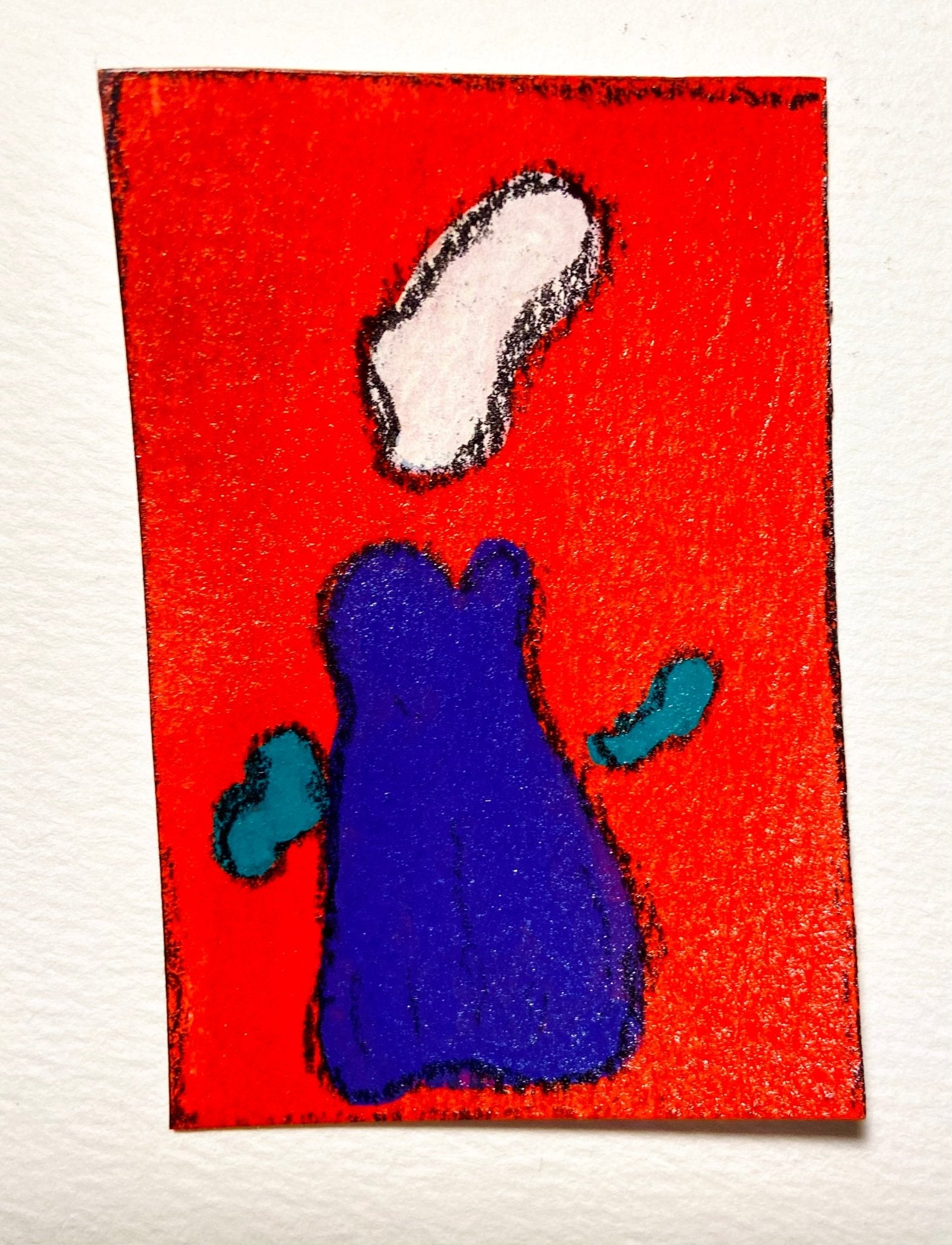 Mystery Mini Media Media Sketches - Funky Wolf