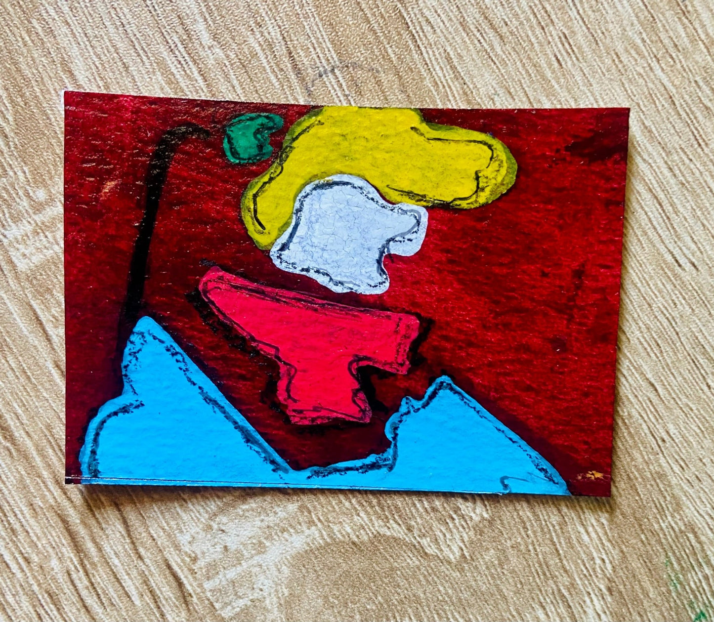 Mystery Mini Media Media Sketches - Funky Wolf