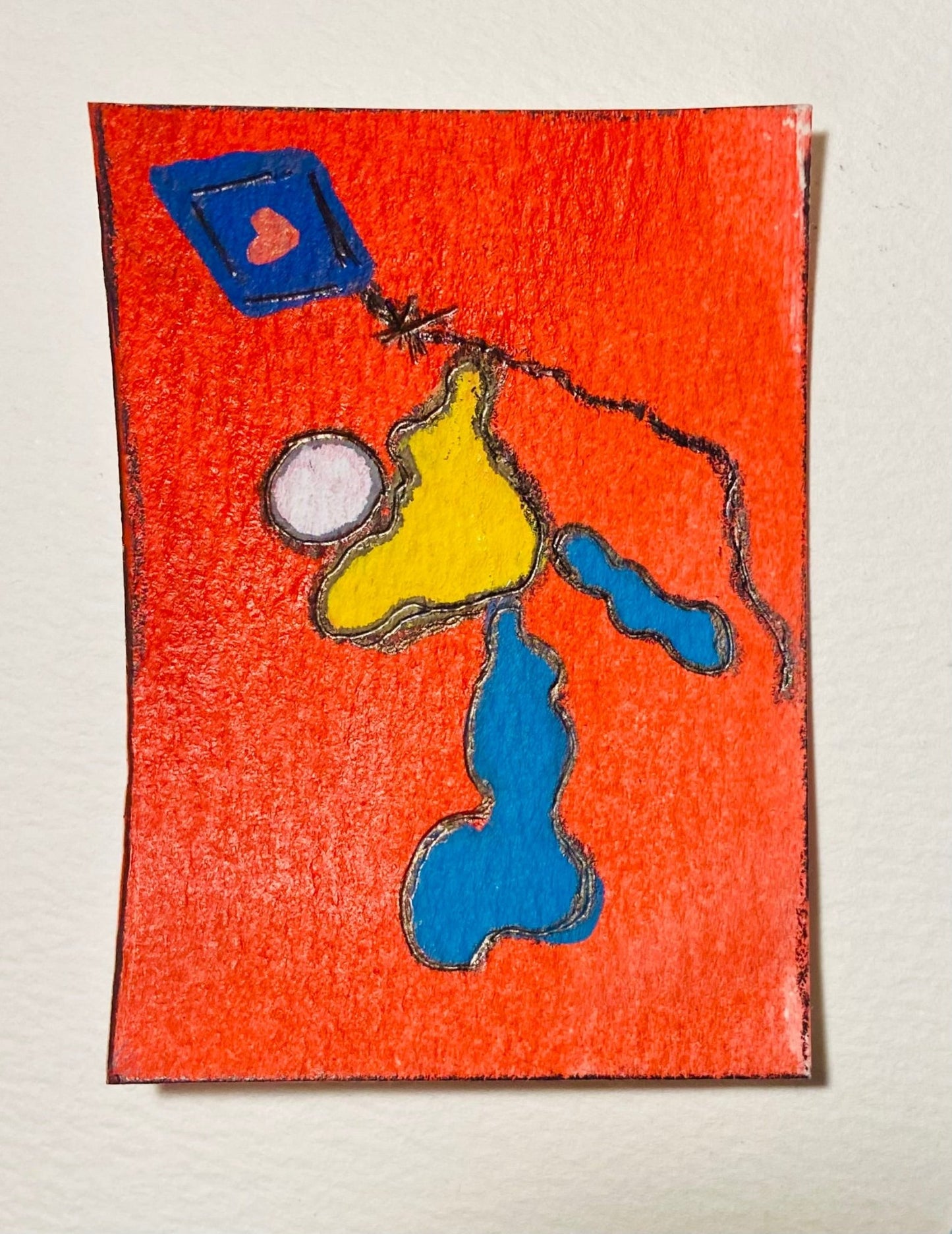 Mystery Mini Media Media Sketches - Funky Wolf