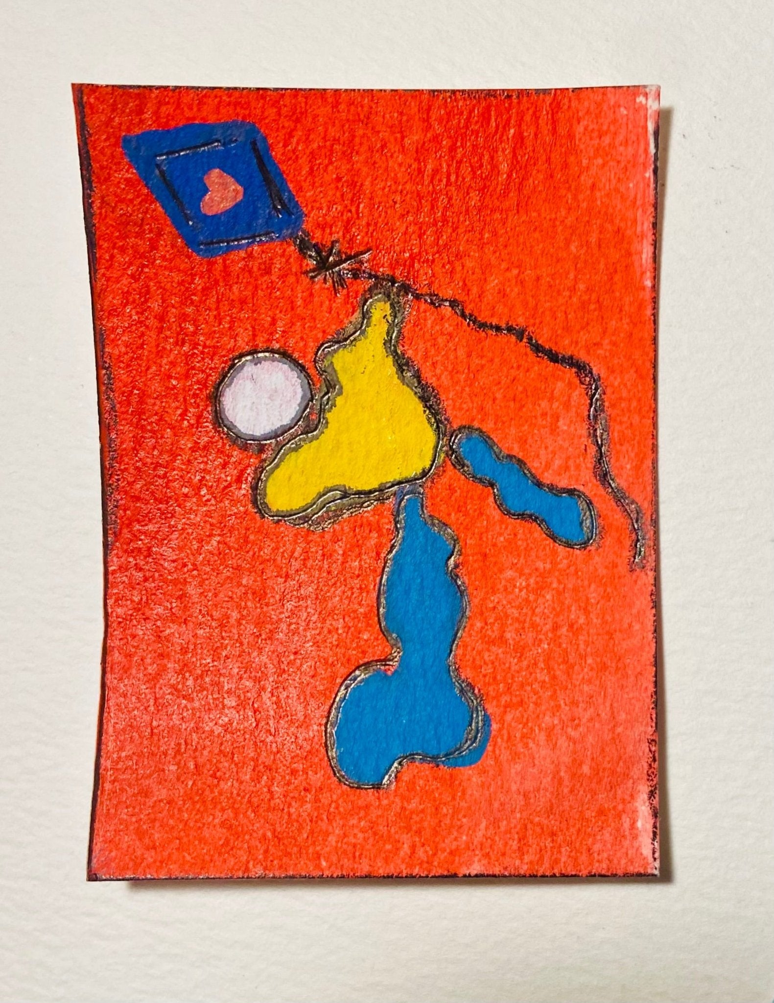 Mystery Mini Media Media Sketches - Funky Wolf