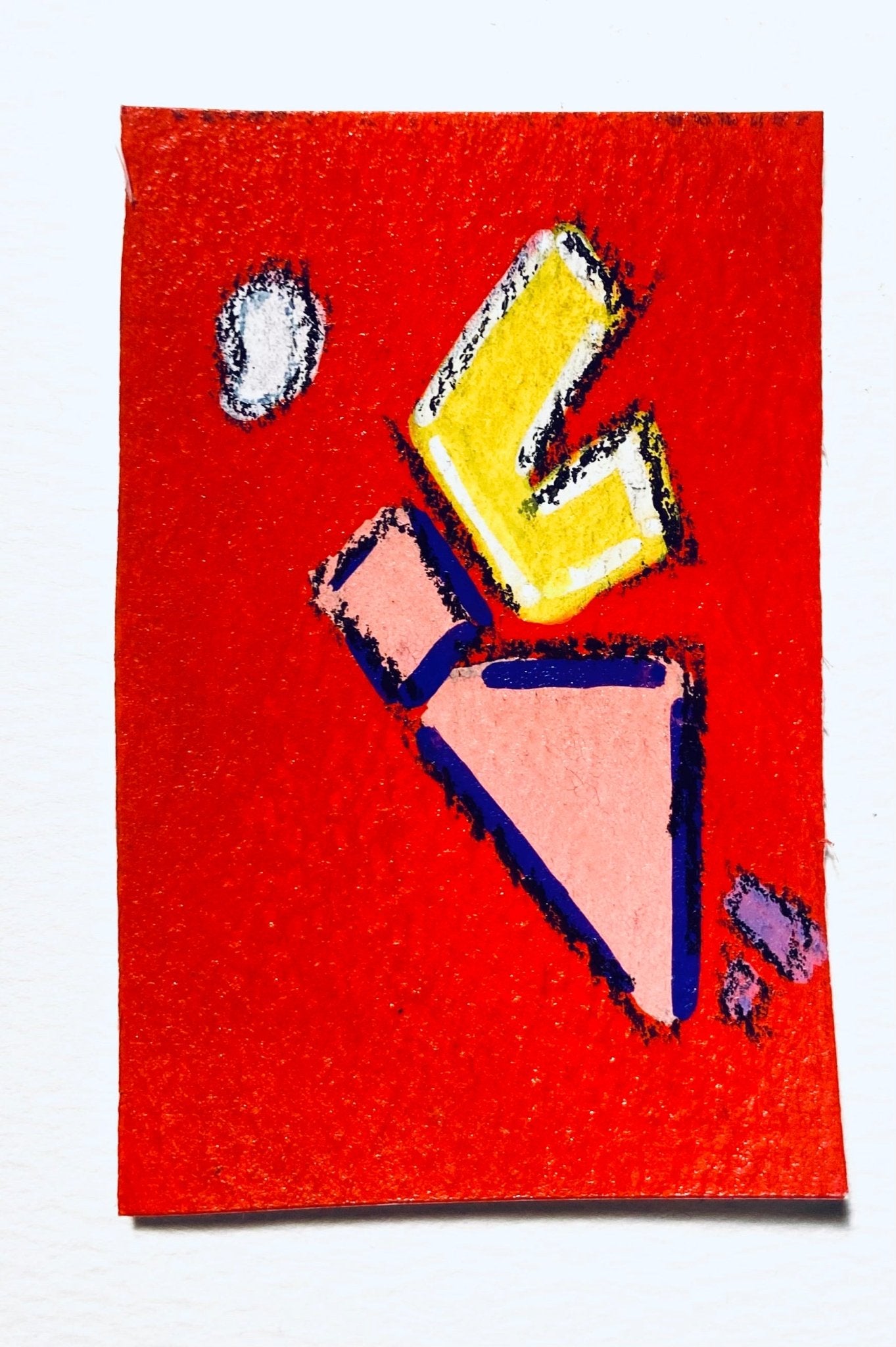 Mystery Mini Media Media Sketches - Funky Wolf