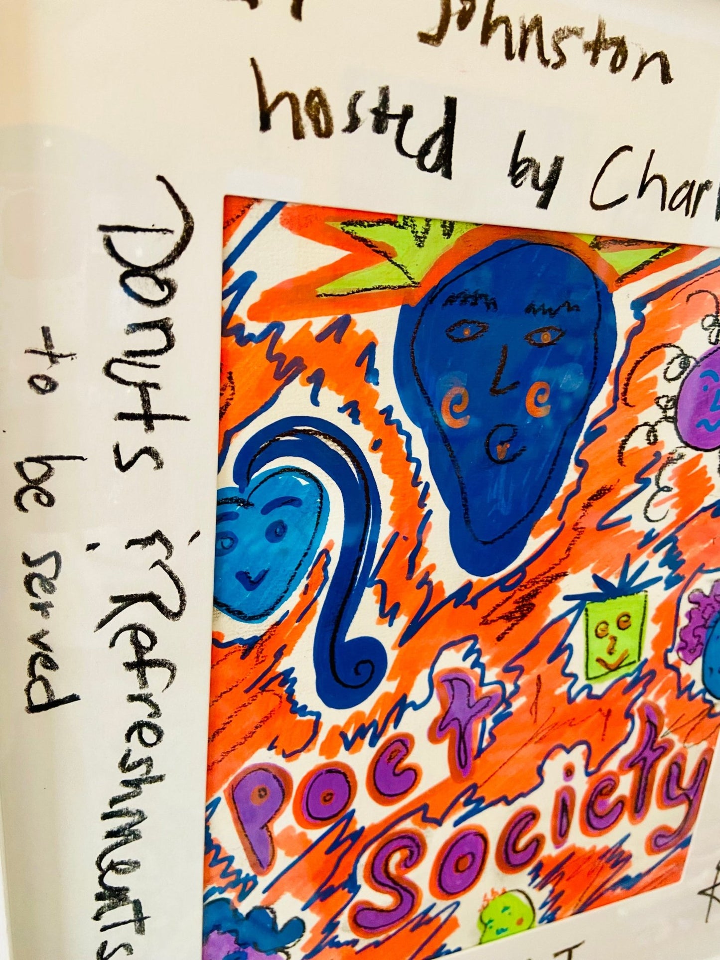 Original “Advertisement” Poster - Funky Wolf