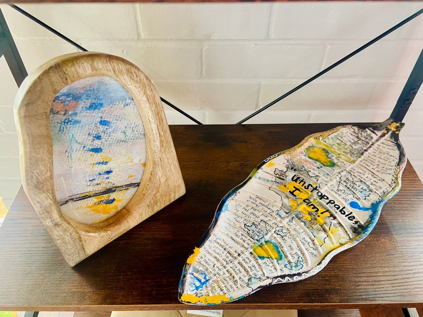 Painting Platter Short Story Set - Funky Wolf